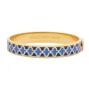 Halcyon Days Hinged Bangles*Agama Cobalt, Bluebell Gold Bangle |