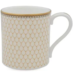 Halcyon Days Mugs*Antler Trellis Fine Bone China Ivory Mug |