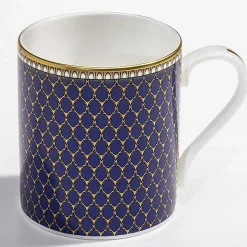 Halcyon Days Mugs*Antler Trellis Mug Midnight |