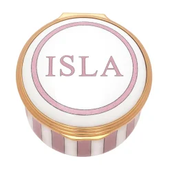 Halcyon Days Nursery & Christening*Baby'S First Tooth Blue Enamel Box