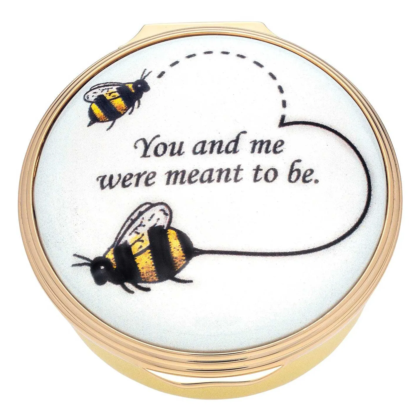 Halcyon Days Message & Occasions*Bee Anniversary Enamel Box |