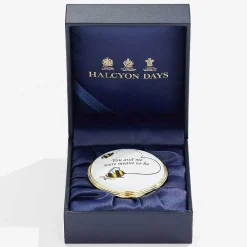 Halcyon Days Personalisation*Bee Enamel Personalised Box |