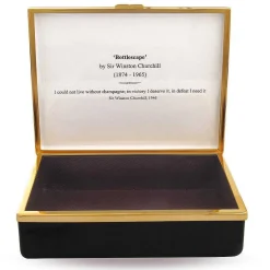 Halcyon Days Commemorative & Limited Editions*Bottlescape By Sir Winston Churchil Enamel Box |