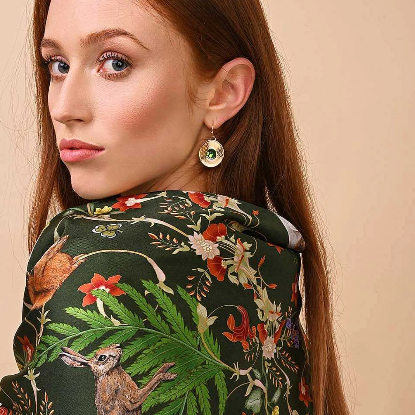 Halcyon Days Silk Scarves*Celebration Of The Natural World Silk Scarf