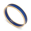 Halcyon Days Enamel Bangles*Cobalt & Gold Enamel Bangle