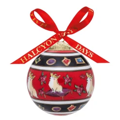 Halcyon Days Baubles*Corgi Tug Rice 3" Bauble