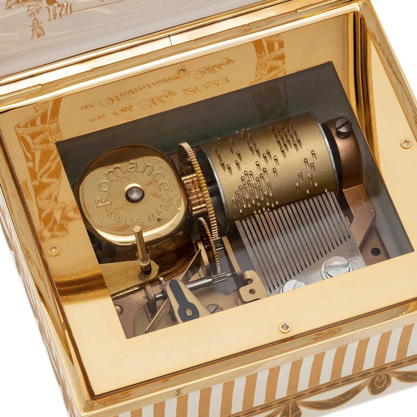 Halcyon Days Commemorative & Limited Editions*Coronation Gold Prestige Musical Box