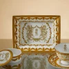Halcyon Days Trinket Trays & Boxes*Coronation Gold Trinket Tray
