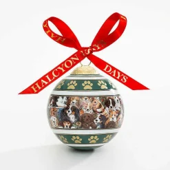 Halcyon Days Baubles*Dogs Leave Pawprints Bauble |