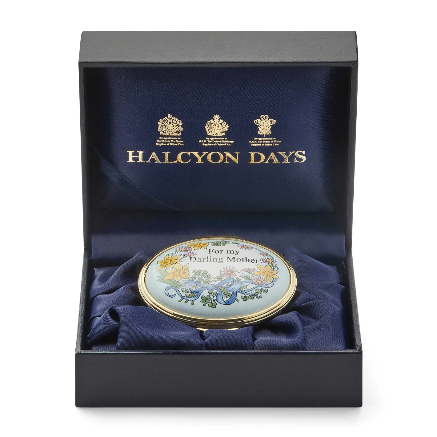 Halcyon Days Message & Occasions*For My Darling Mother Enamel Box |