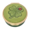 Halcyon Days Message & Occasions*Good Luck Enamel Box |
