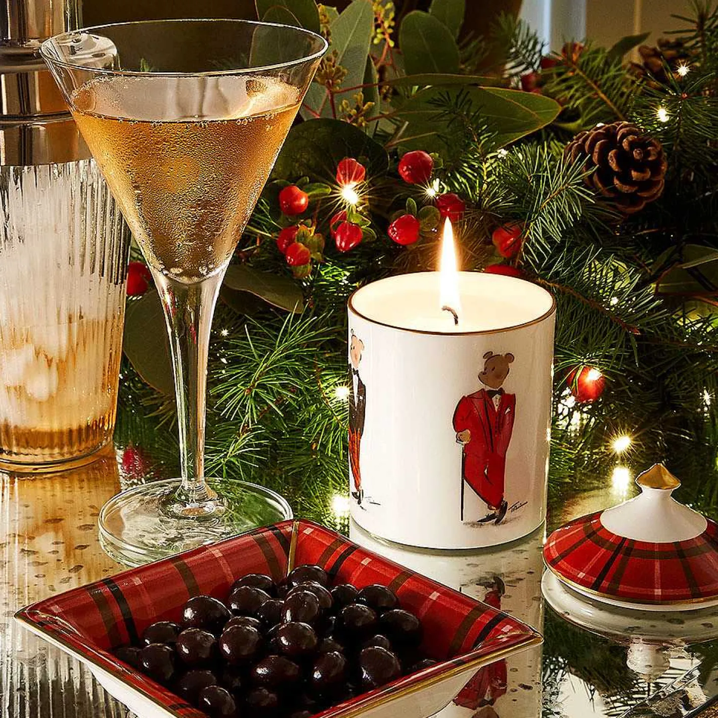 Halcyon Days Trinket Trays & Boxes*Hal The Bear Trinket Tray |