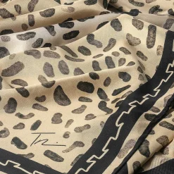Halcyon Days Silk Scarves*Leopard Print Silk Scarf