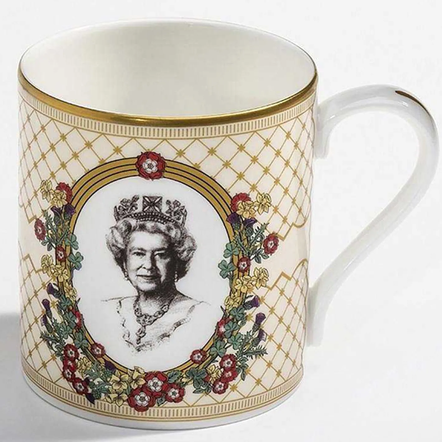 Halcyon Days Mugs*Her Majesty The Queen Fine Bone China Mug |