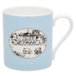 Halcyon Days Mugs*Highgrove House Blue Fine Bone China Mug |