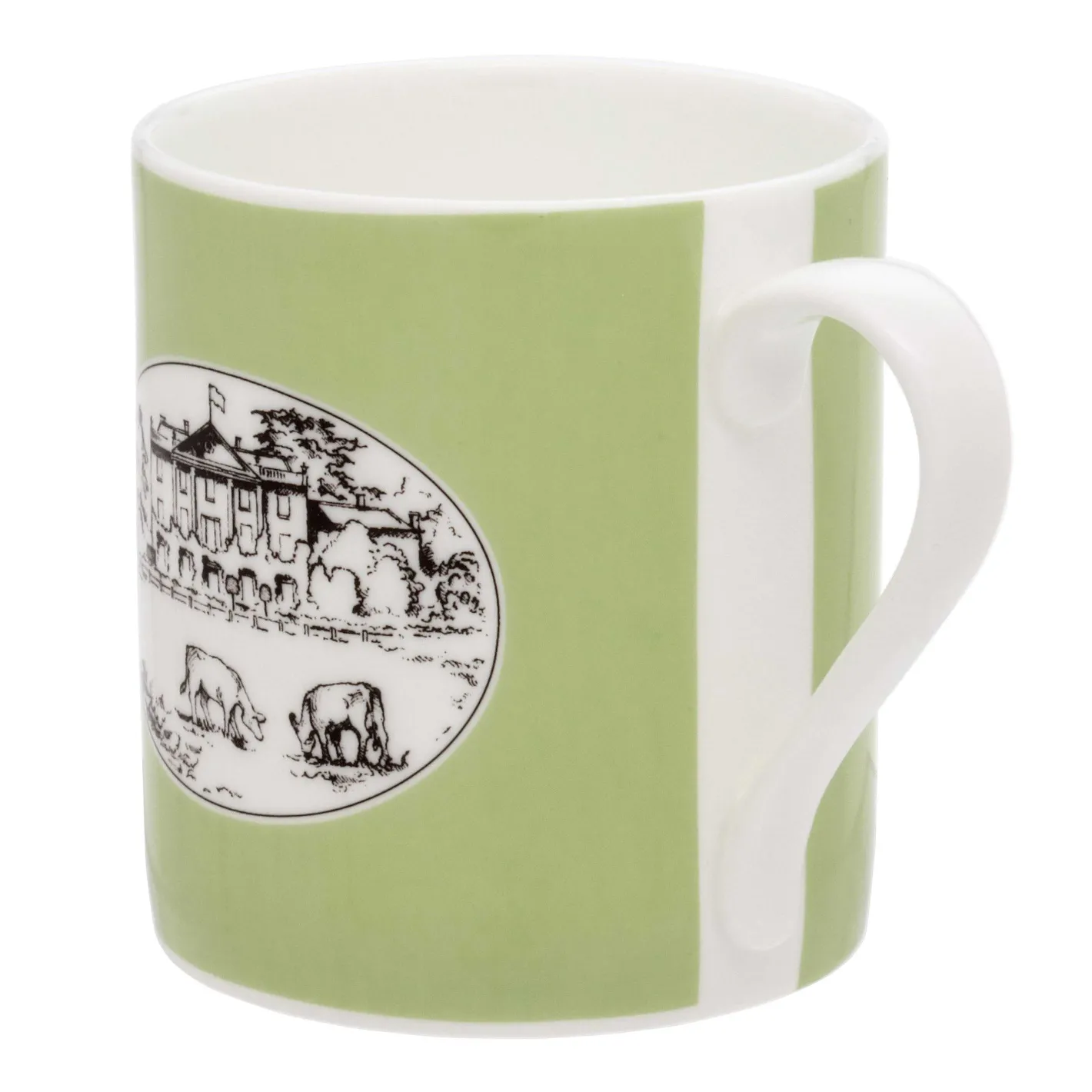 Halcyon Days Mugs*Highgrove House Green Fine Bone China Mug |
