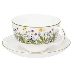 Halcyon Days Teaware*Highgrove Wildflower Breakfast Cup & Saucer