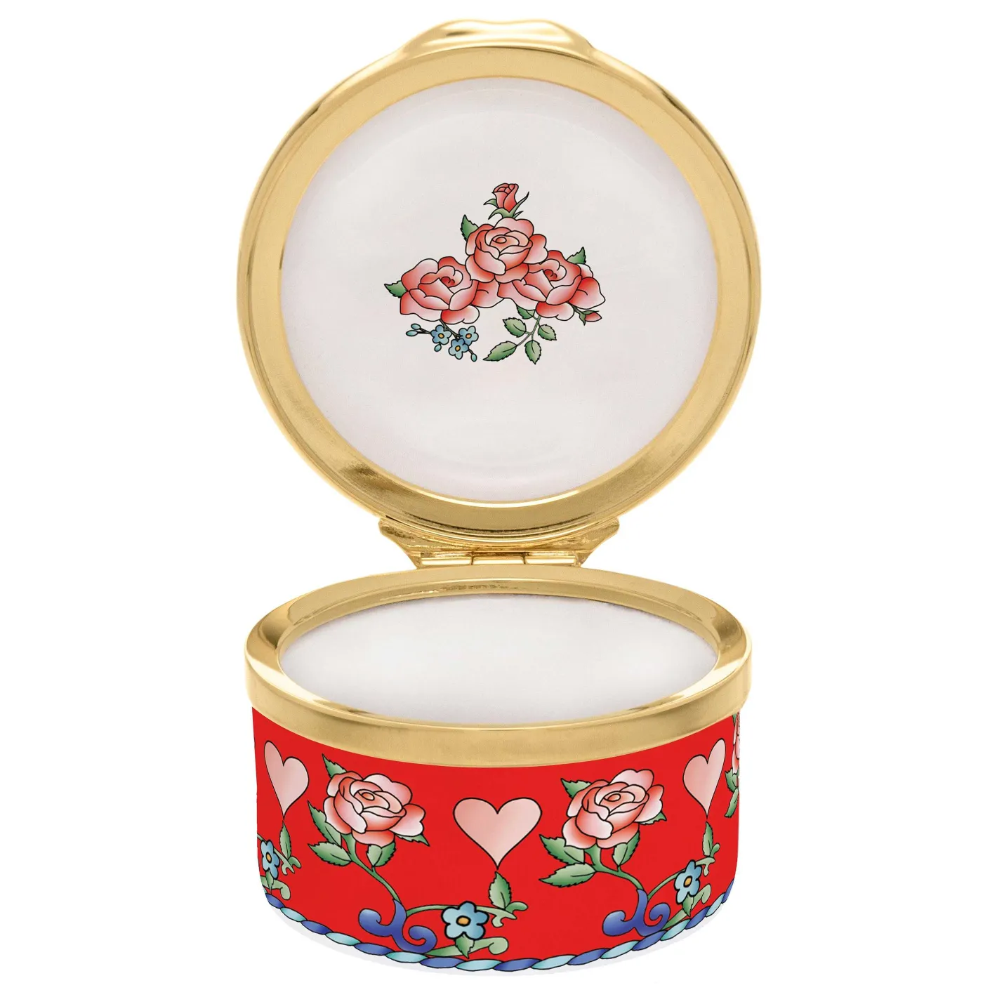 Halcyon Days Message & Occasions*I Love You Enamel Box