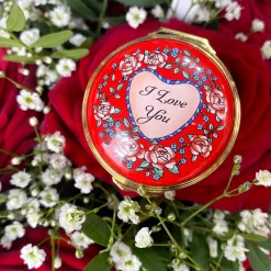 Halcyon Days Message & Occasions*I Love You Enamel Box