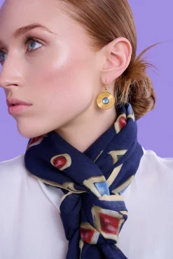 Halcyon Days Silk Scarves*Jewels Silk Scarf