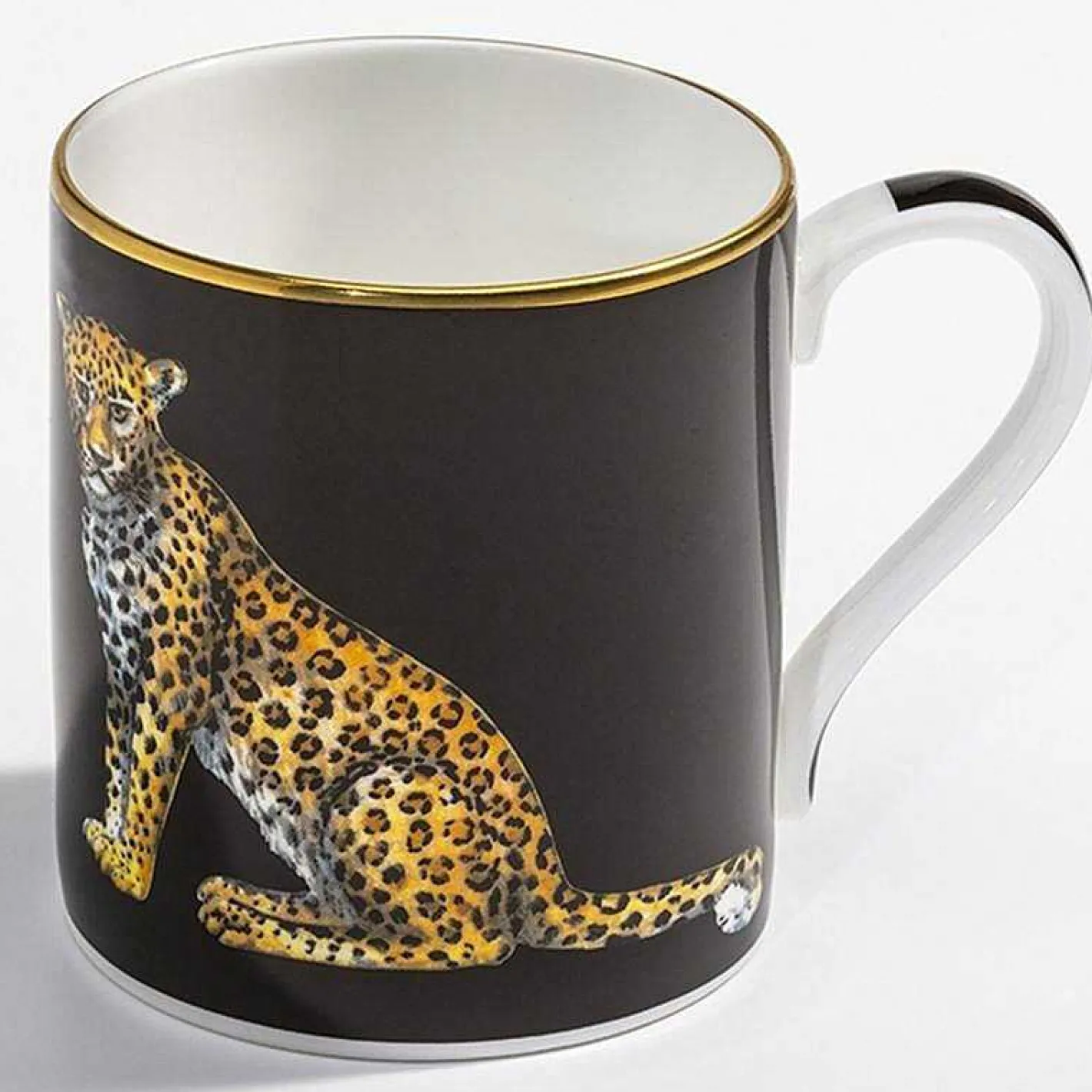 Halcyon Days Mugs*Leopard Fine Bone China Mug |