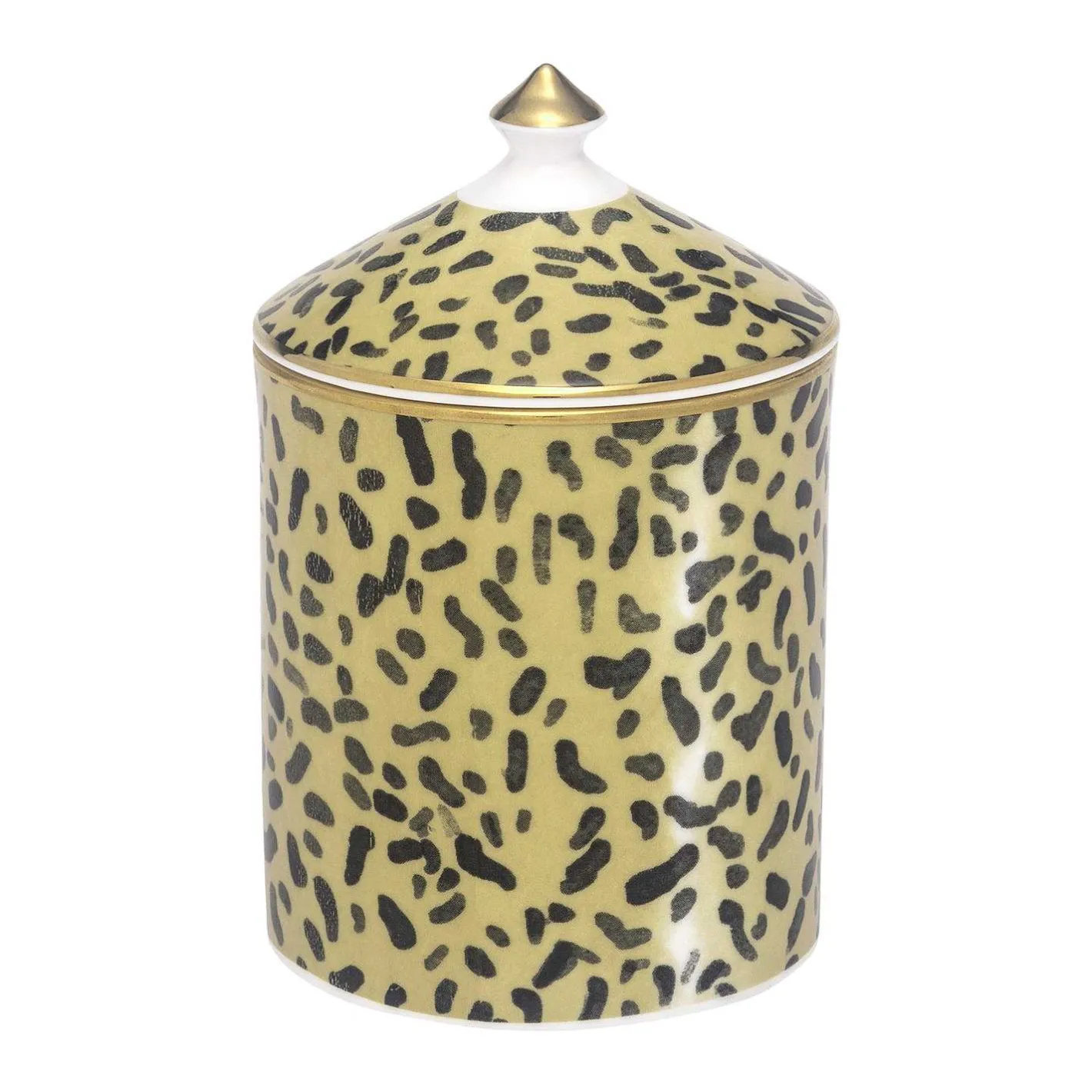 Halcyon Days Candles*Leopard Print Sandalwood & Vetiver Lidded Candle