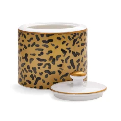 Halcyon Days Teaware*Leopard Print Sugar Bowl