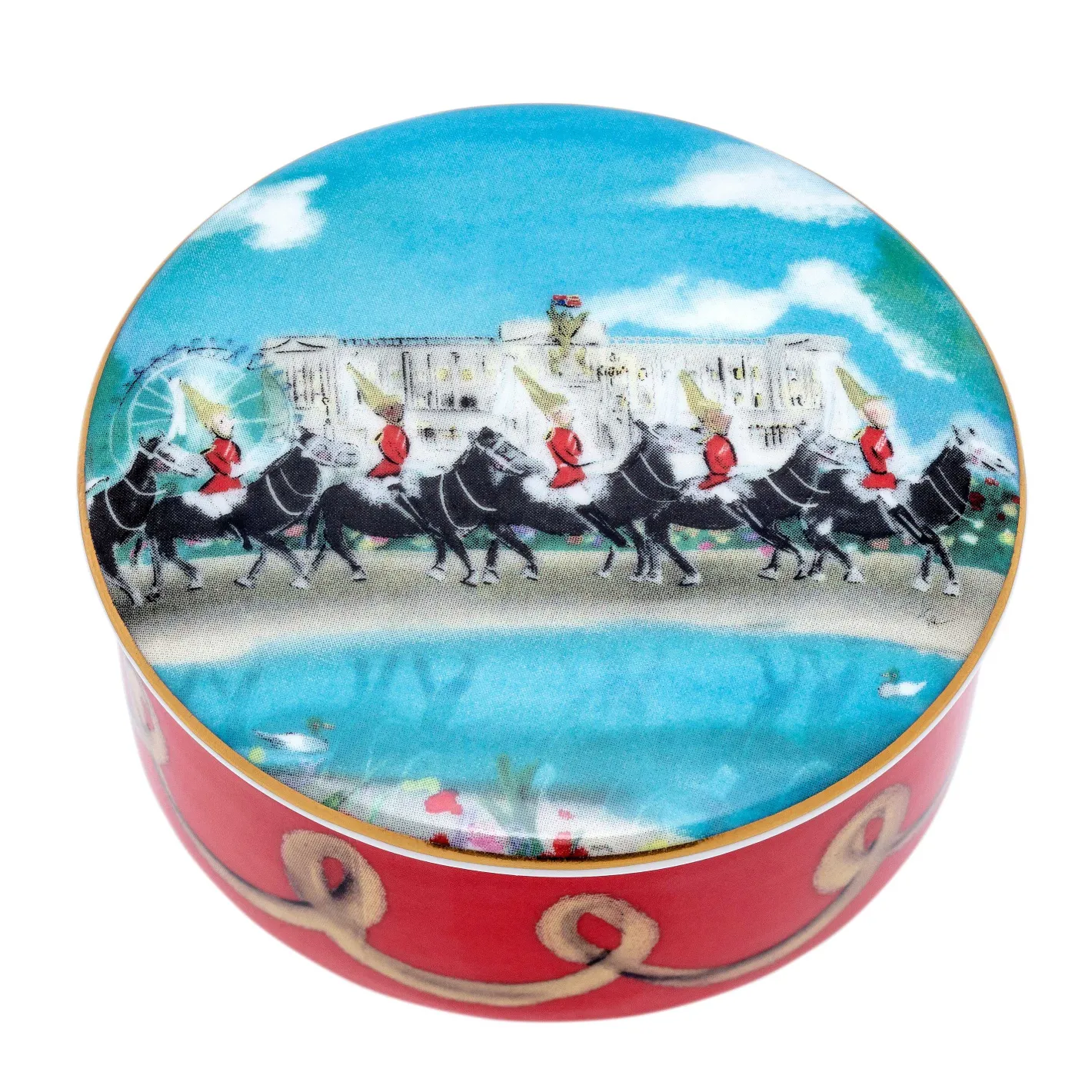 Halcyon Days Trinket Trays & Boxes*Life Guards On Parade Trinket Box