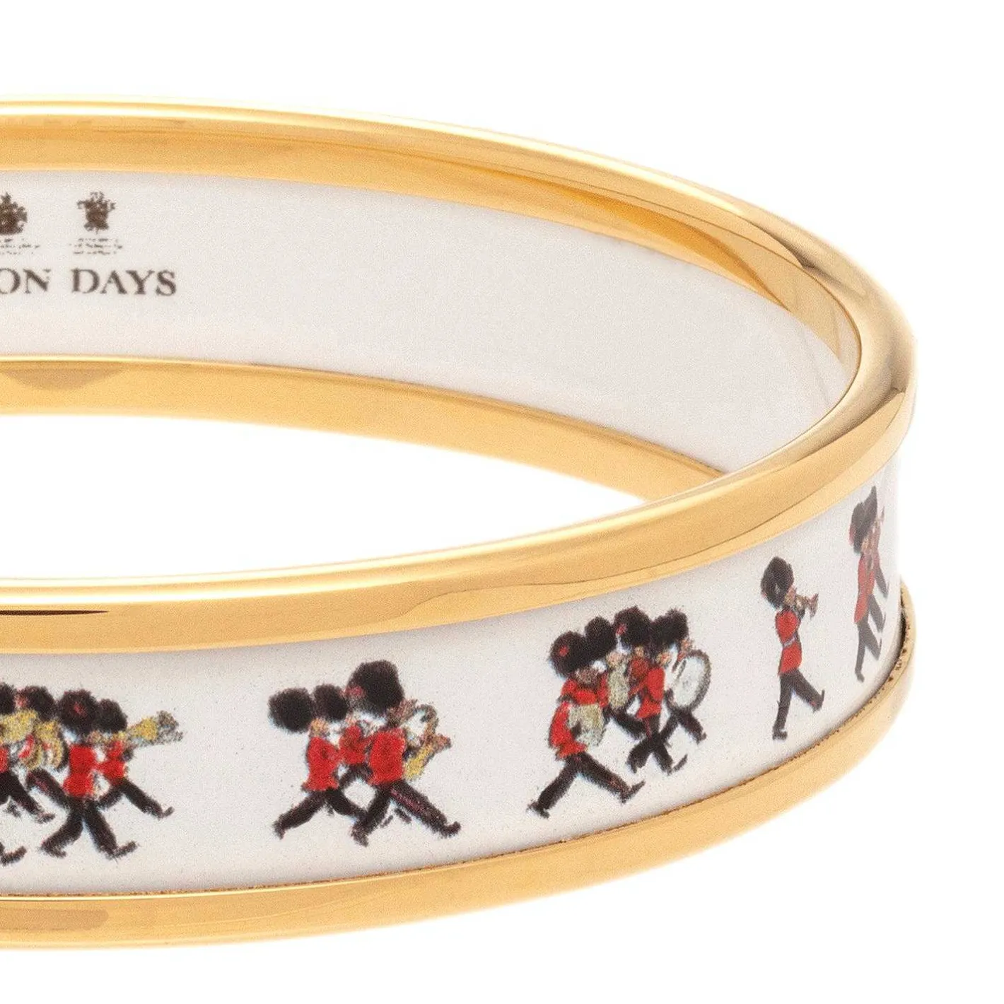 Halcyon Days Enamel Bangles*Marching Down The Mall Enamel Bangle