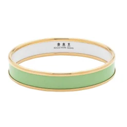 Halcyon Days Enamel Bangles*Meadow & Gold Enamel Bangle |