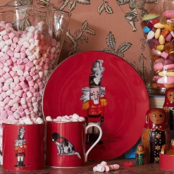 Halcyon Days Mugs*Nutcracker Red Fine Bone China Mug |