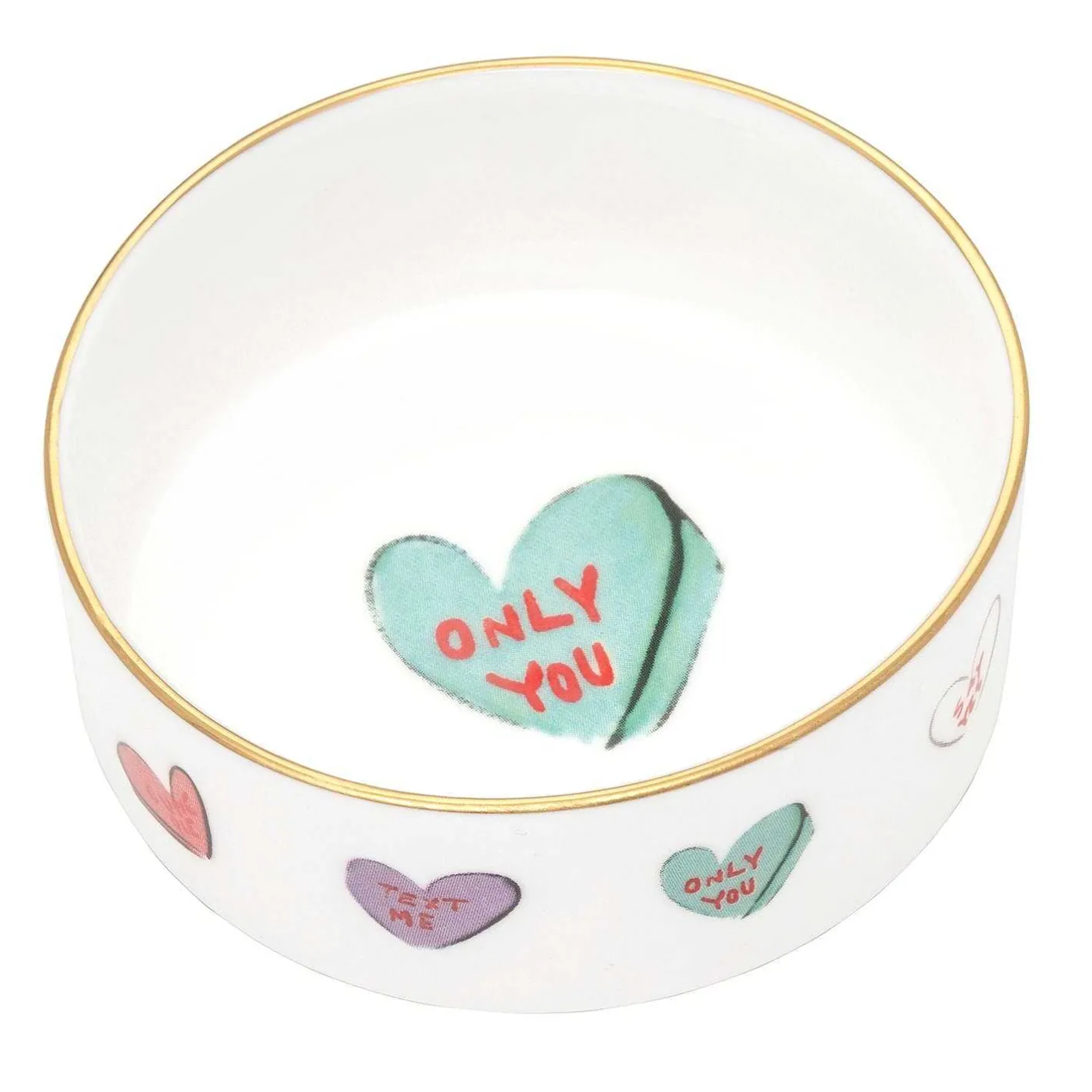 Halcyon Days Trinket Trays & Boxes*Only You English Fine Bone China Trinket Box |