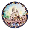 Halcyon Days The Royal Family*Pageantry At Westminster Abbey 10" Coupe Plate
