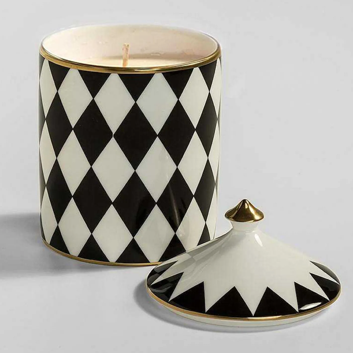 Halcyon Days Candles*Parterre Black Jasmine Lidded Candle