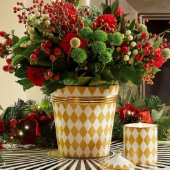 Halcyon Days Candles*Parterre Gold Jasmine Lidded Candle