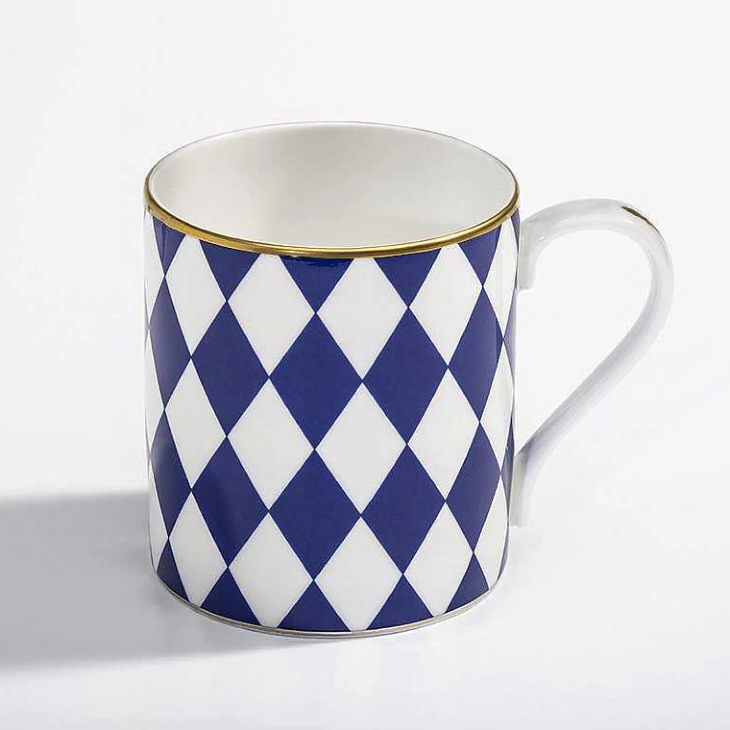Halcyon Days Mugs*Parterre Midnight And Gold Mug