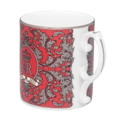 Halcyon Days Mugs*Platinum Jubilee Red Mug