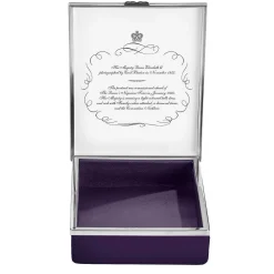 Halcyon Days Commemorative & Limited Editions*Portrait Of Hm Queen Elizabeth Ii By Cecil Beaton Enamel Box