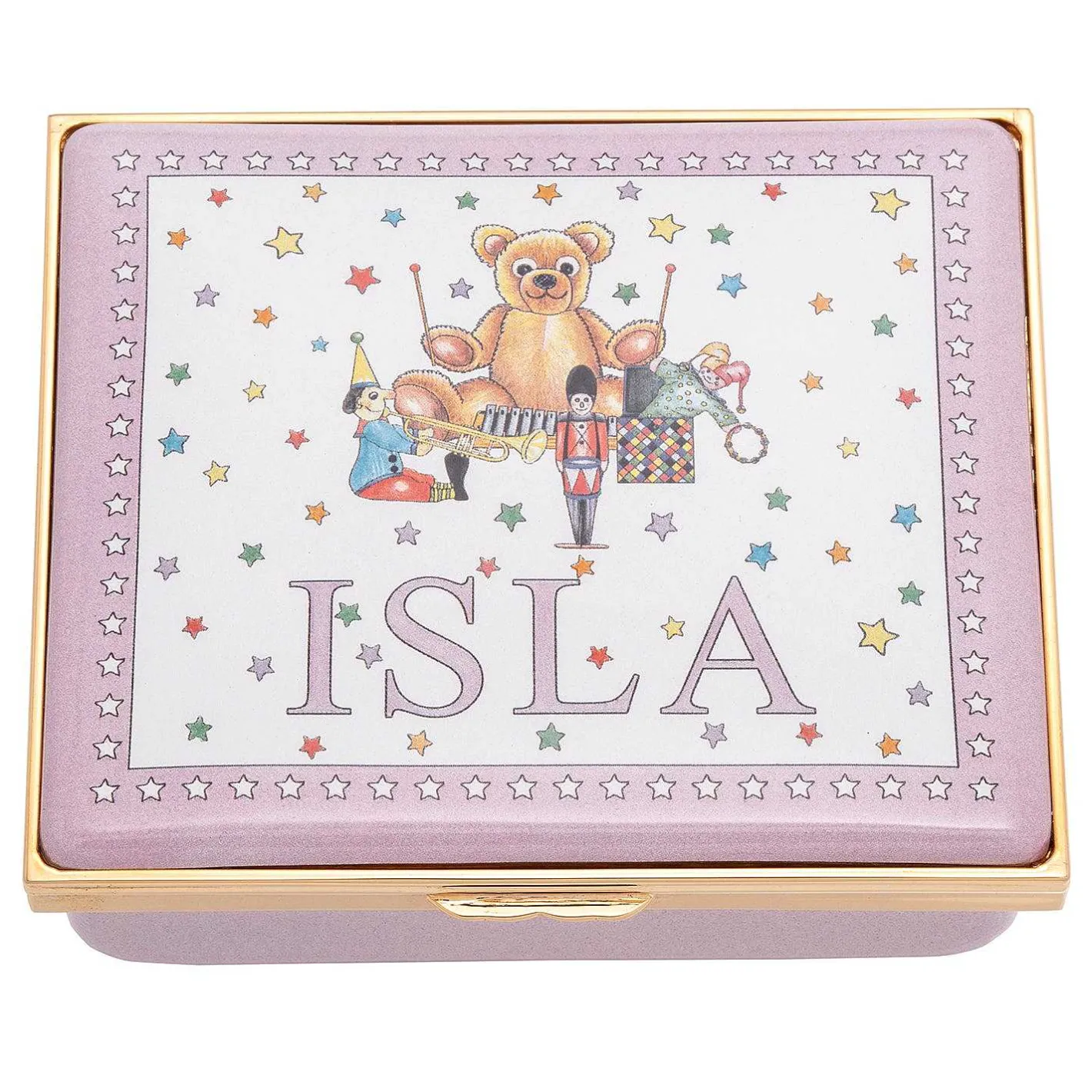 Halcyon Days Nursery & Christening*Prestige Newborn Enamel Box - Personalised