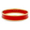 Halcyon Days Enamel Bangles*Red & Gold Enamel Bangle |