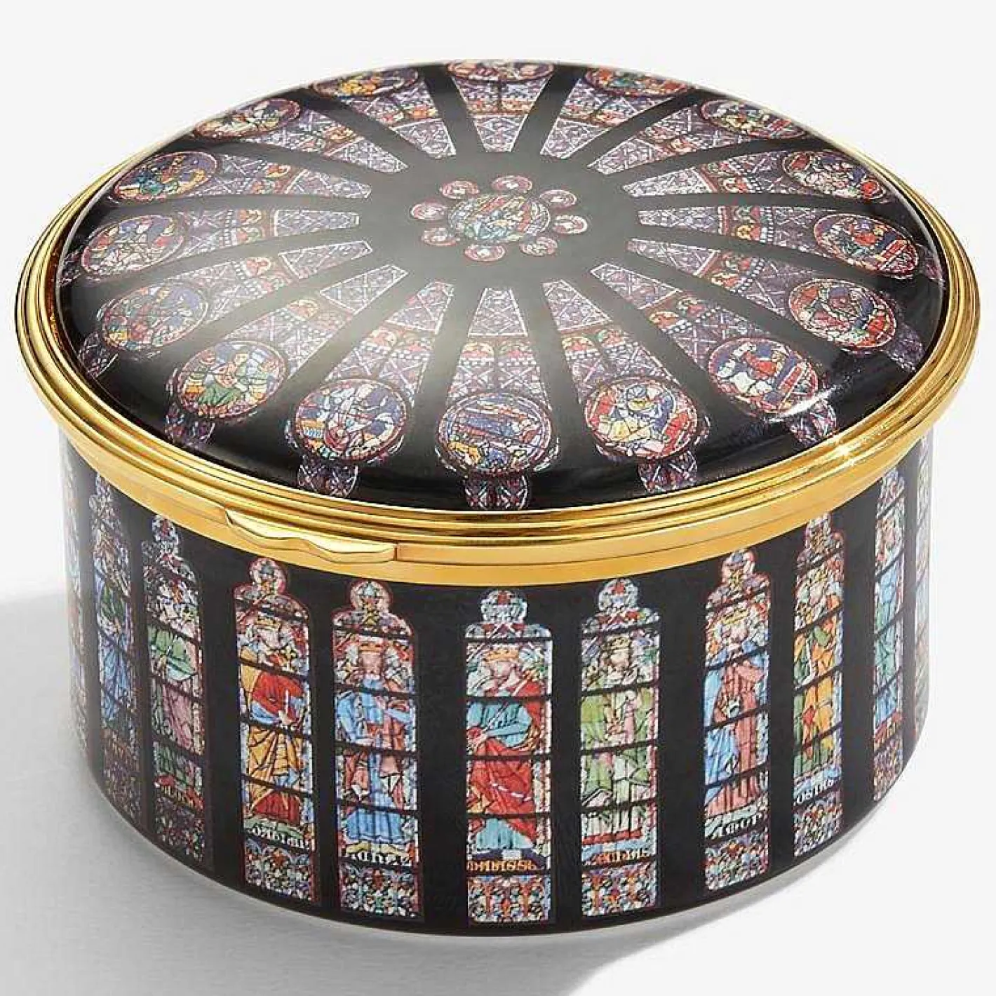 Halcyon Days Musicals*Rose Window Of Notre Dame Musical Box