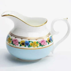 Halcyon Days Teaware*Shell Garden Cream Jug |