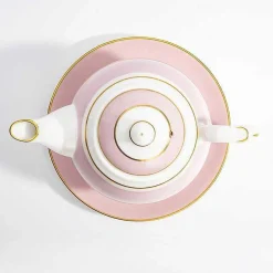 Halcyon Days Teaware*Shell Garden Floral Rose Tea For One