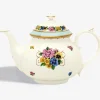 Halcyon Days Teaware*Shell Garden Teapot