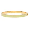 Halcyon Days Hinged Bangles*Skinny Bee Meadow & Gold Bangle |