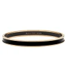 Halcyon Days Enamel Bangles*Skinny Black & Gold Enamel Bangle |