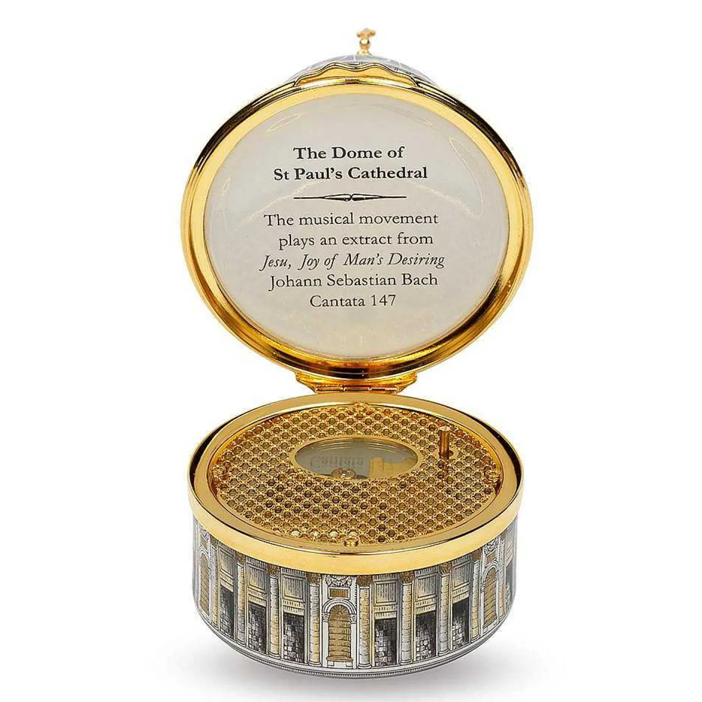 Halcyon Days Musicals*St Paul'S Cathedral Musical Enamel Box