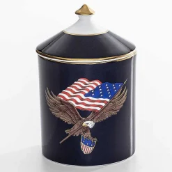 Halcyon Days Candles*Star Spangled Banner Jasmine Lidded Candle