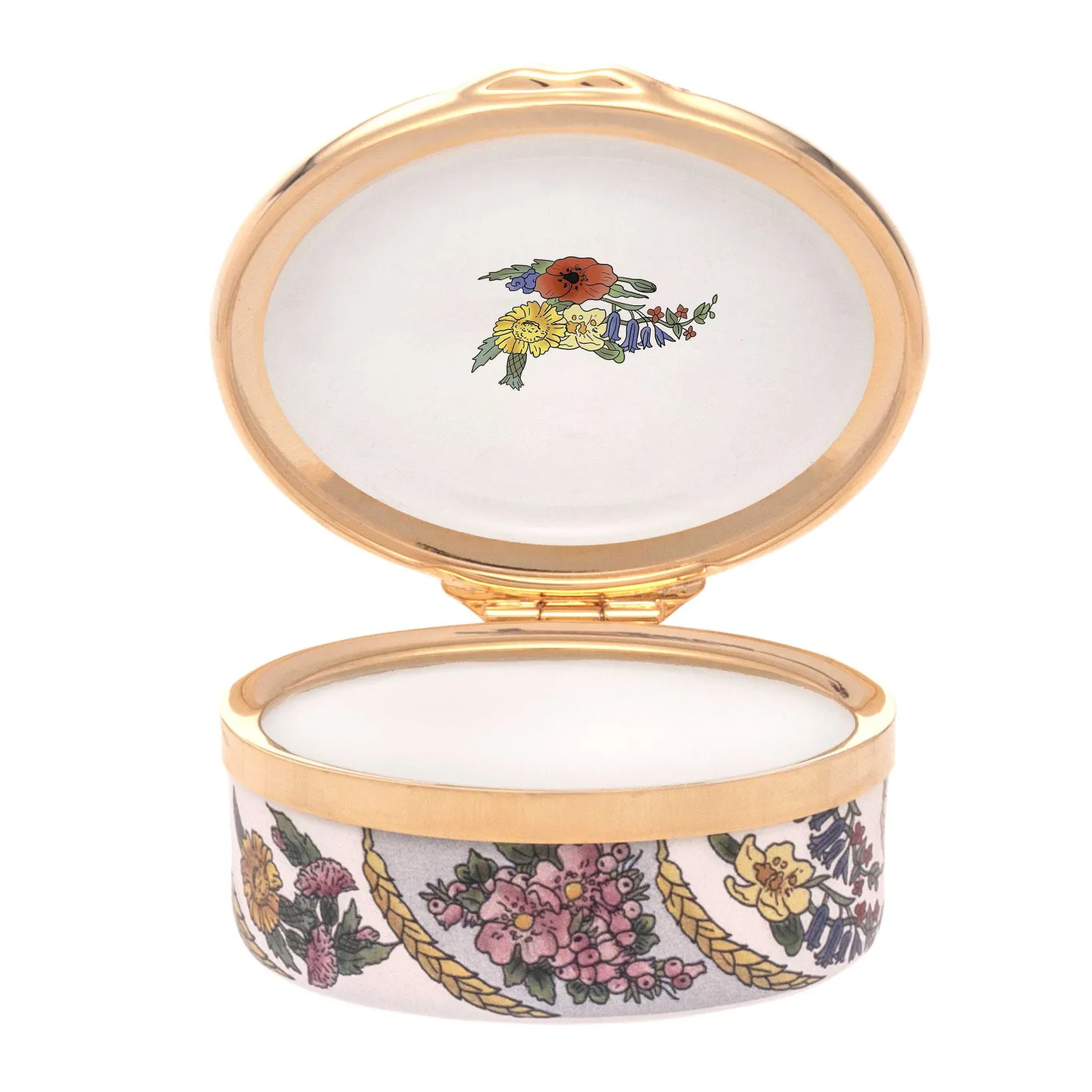 Halcyon Days Message & Occasions*Thank You Enamel Box |