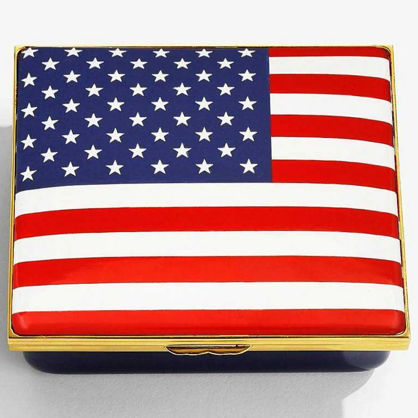 Halcyon Days Iconic America*The Stars & Stripes Enamel Box |